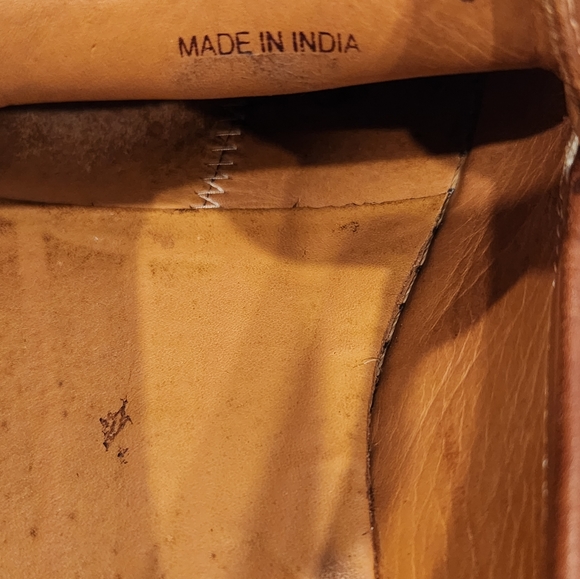 Ecco Comfort Zone Hand Sewn Leather Shoes Mens Size 44 US 11 WIDE‎ - Picture 10 of 10